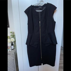 Like new Ted baker peplum zip up dress, XL/5